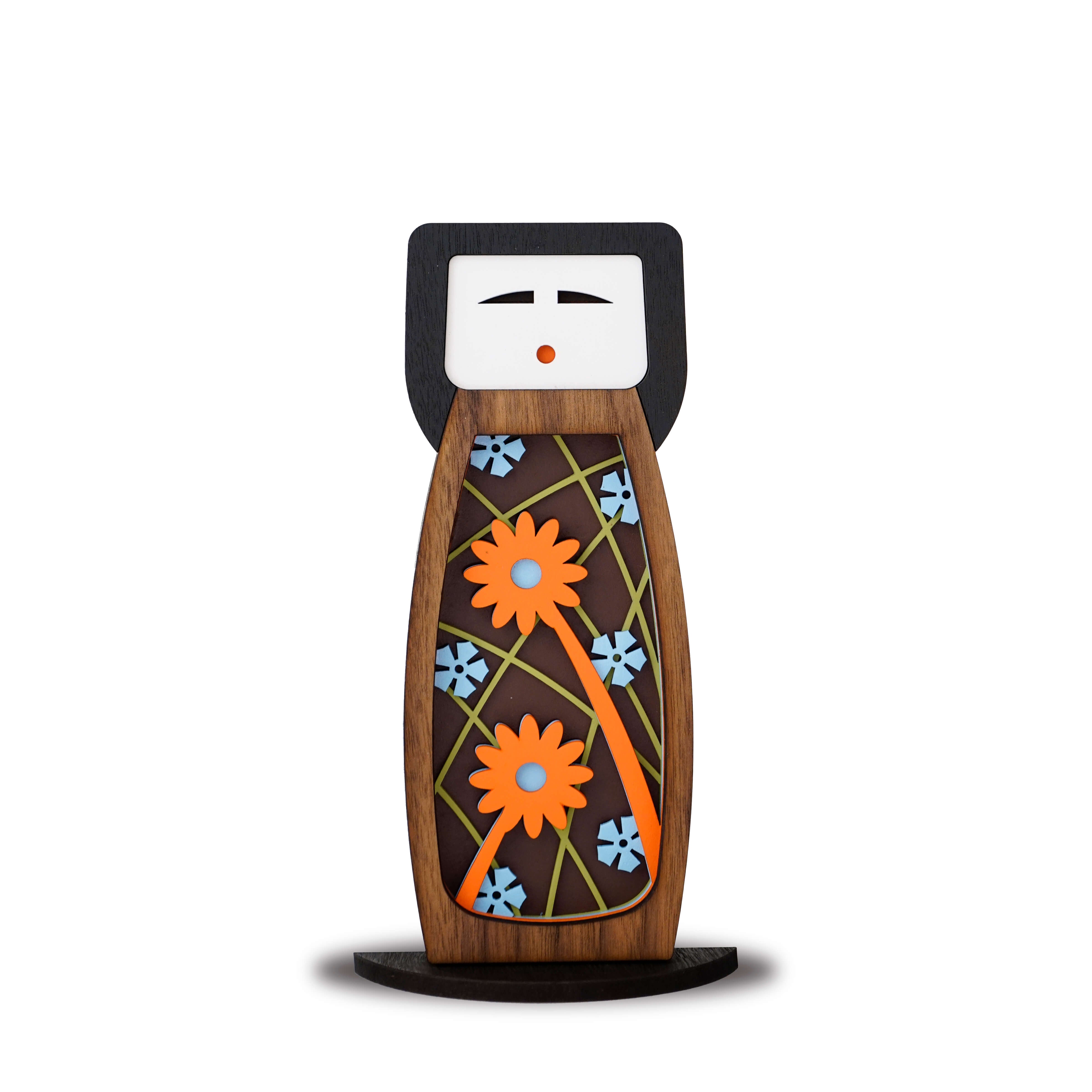 Set de 2 Kokeshi #3 et #5 - Figurines - Œuvre d'art originale de Tzachi Nevo